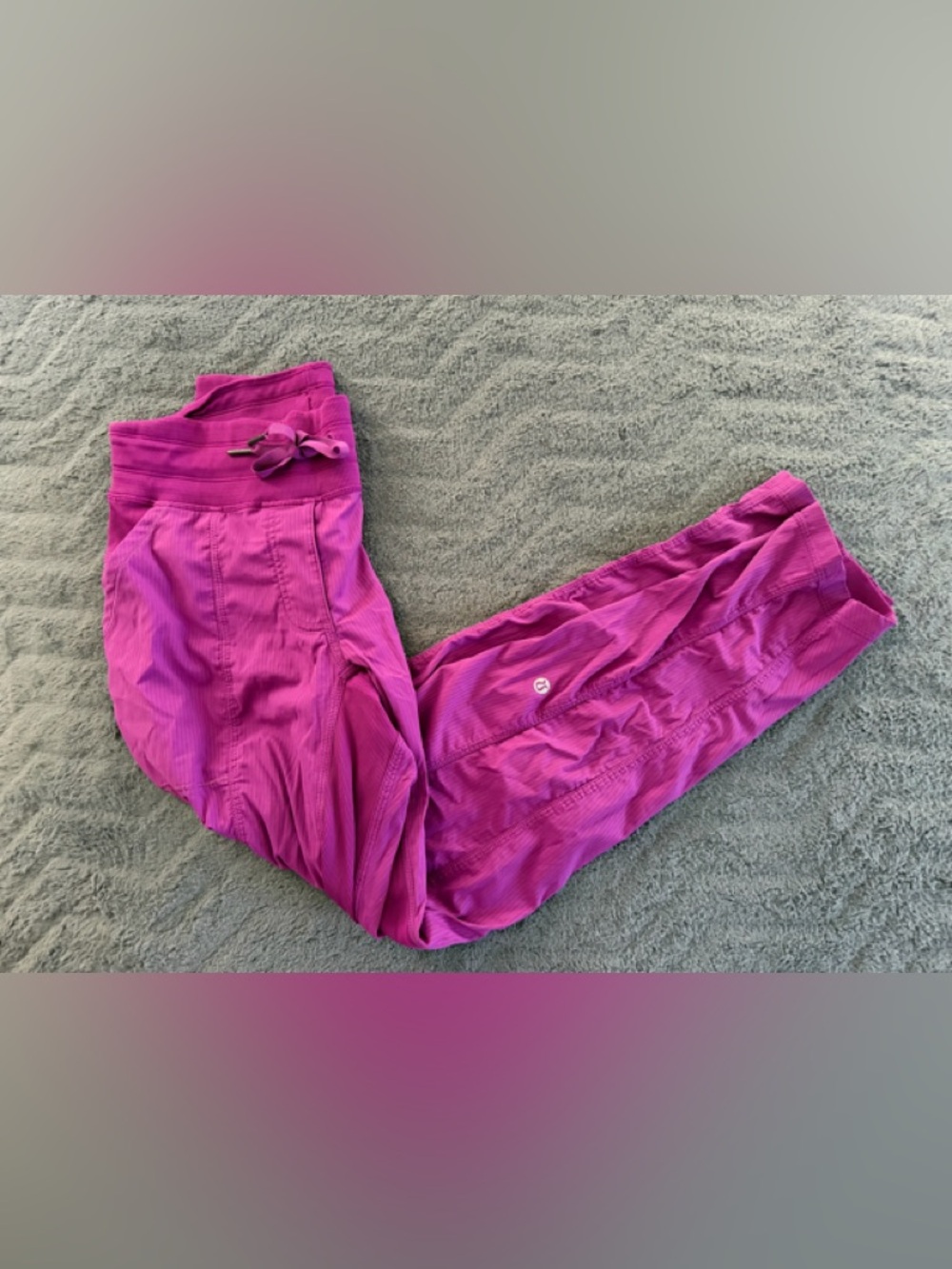 Lululemon Raspberry Hi-Rise Athletic dance crops-6